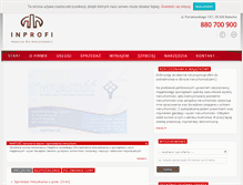 Tablet Screenshot of inprofi.pl